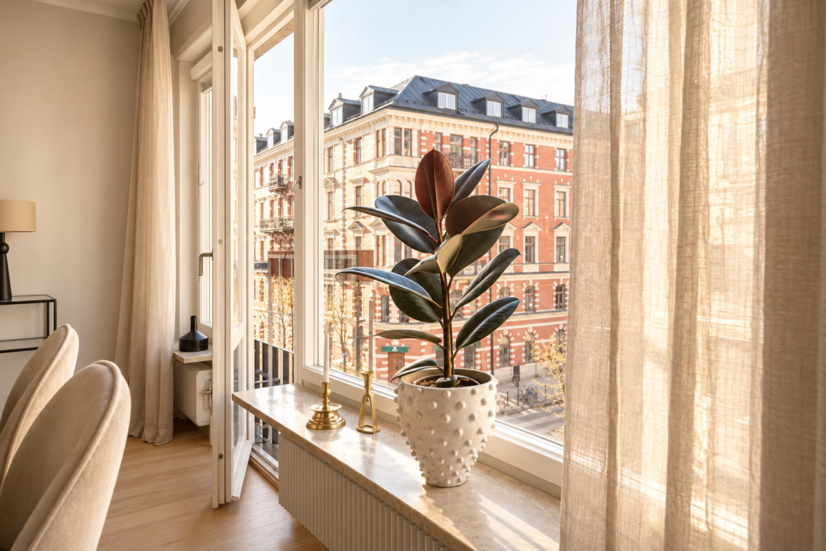 Två BRF-garageplatser med 0 kr i avgift hör till bostaden, båda med laddbox.